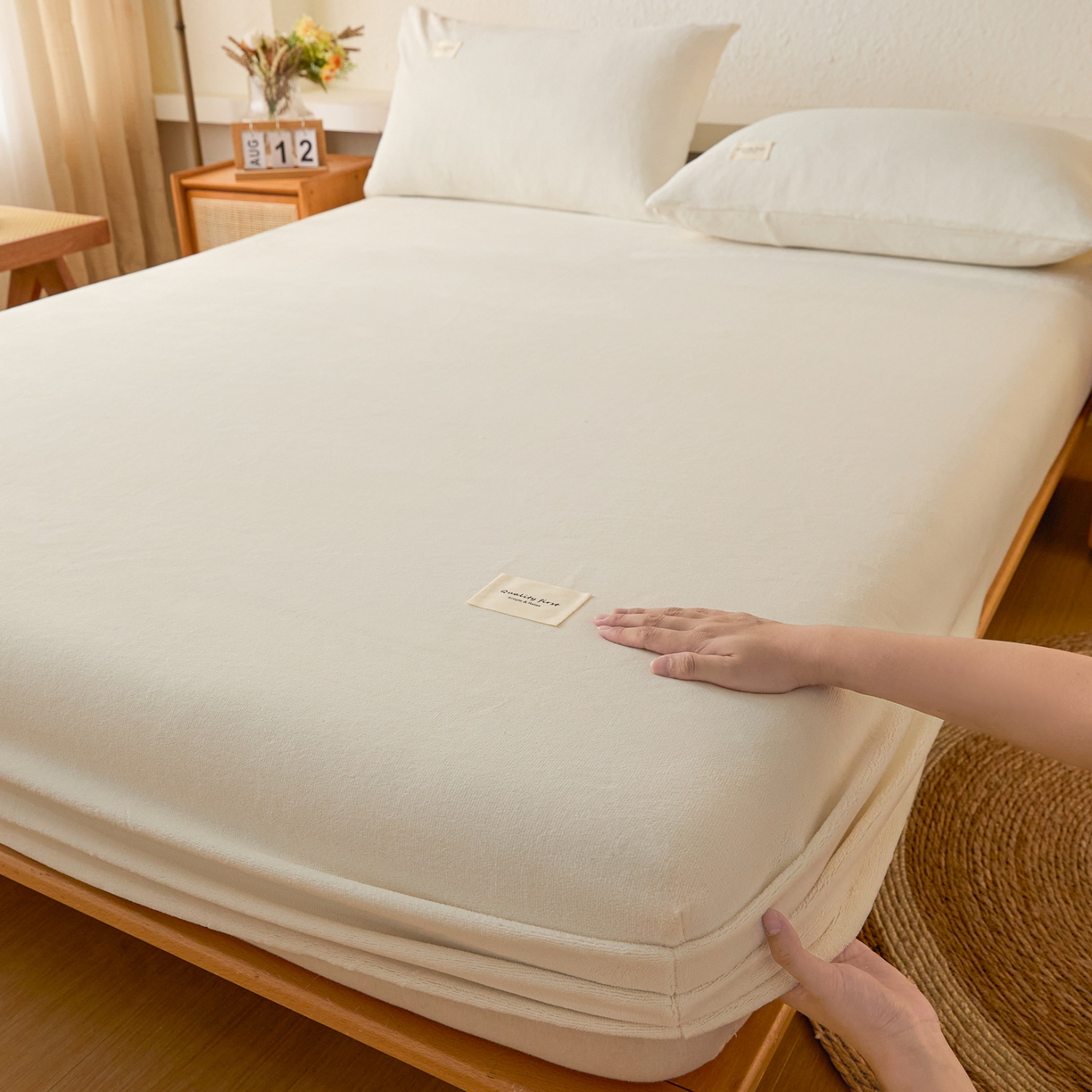 91家纺网 家纺一手货源 找家纺 （总）衿成家纺 2025新款牛奶绒单床笠床笠单件系列