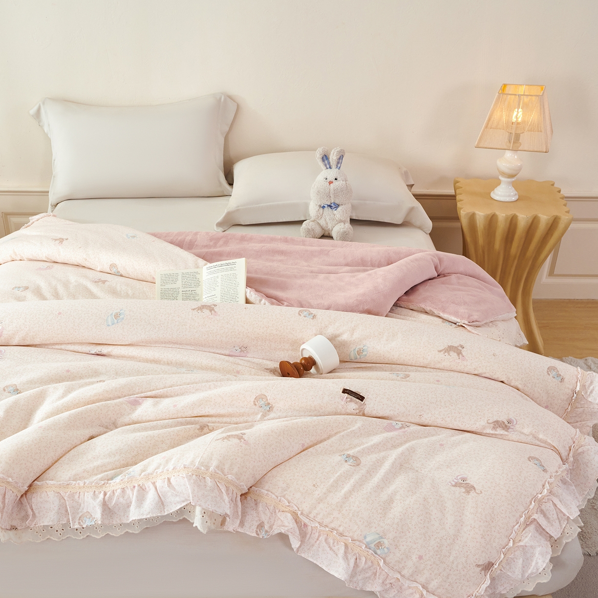 优希家纺 2025新款秘境花园春秋被被子被芯 猫猫世界