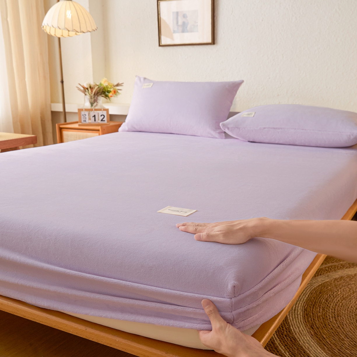 91家纺网 家纺一手货源 找家纺 （总）衿成家纺 2025新款牛奶绒单床笠床笠单件系列