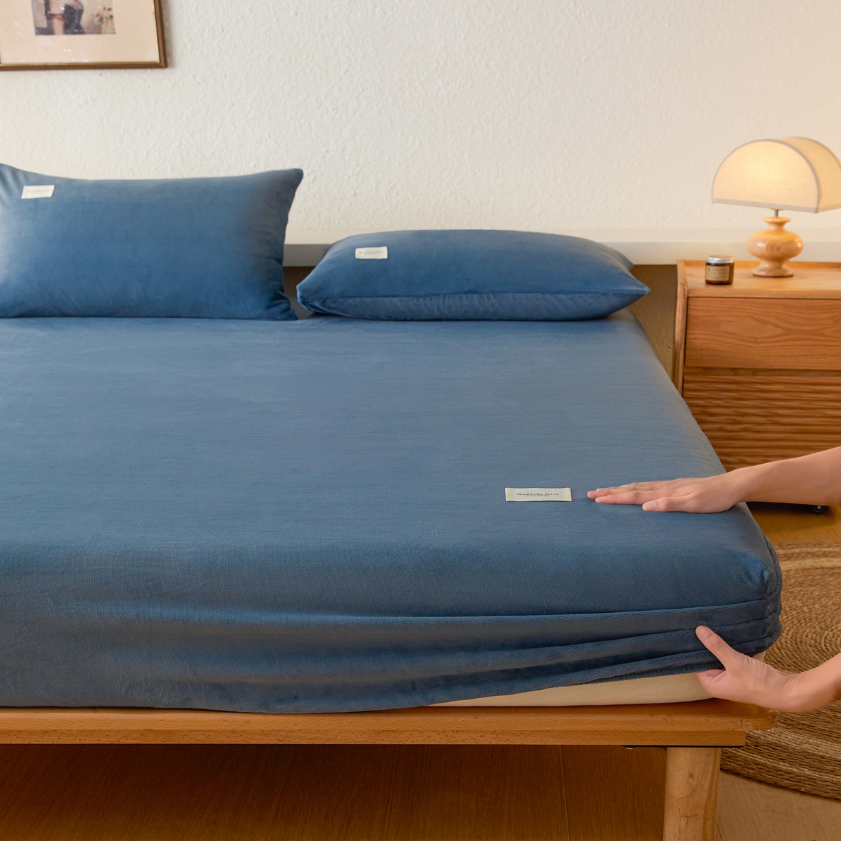 91家纺网 家纺一手货源 找家纺 （总）衿成家纺 2025新款牛奶绒单床笠床笠单件系列