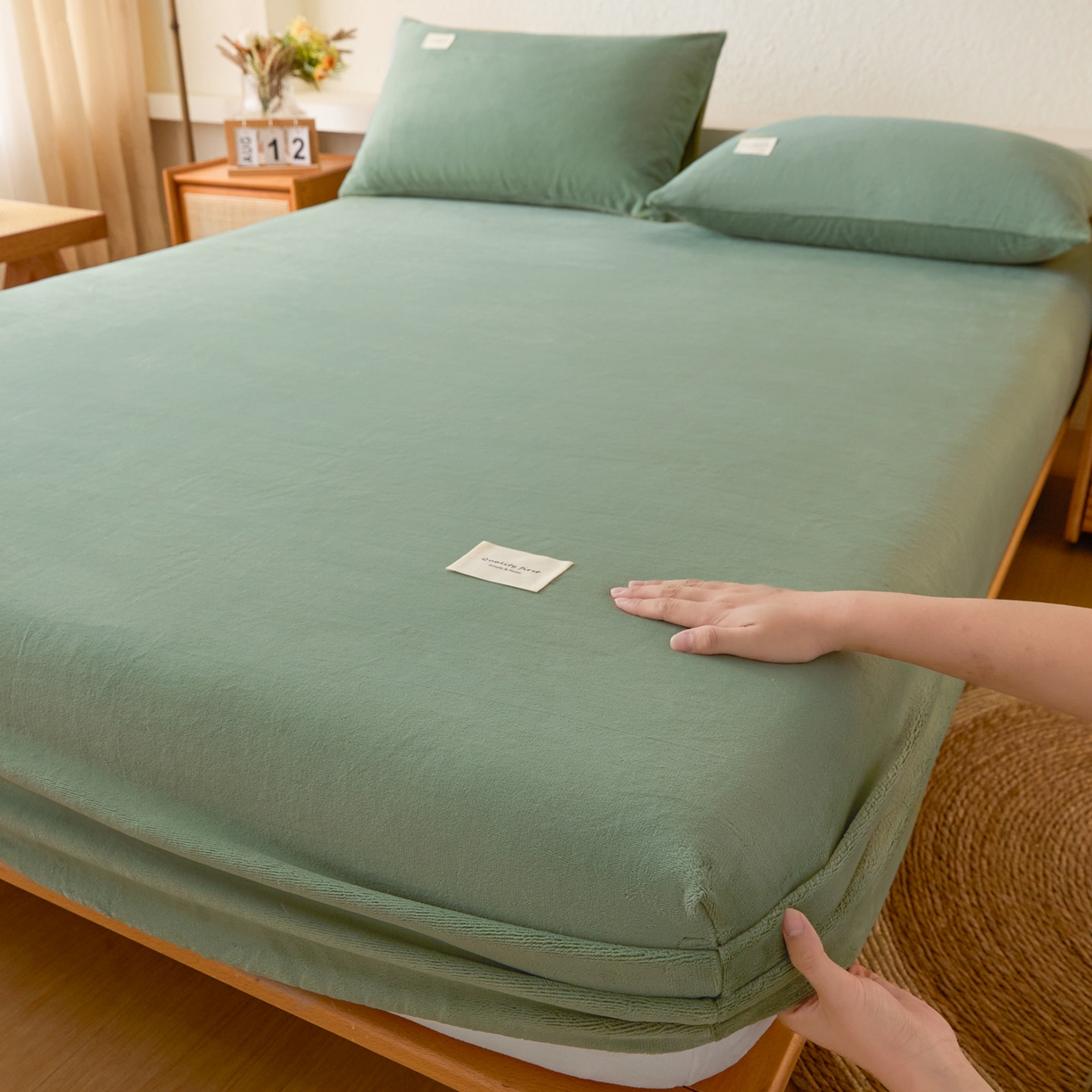 91家纺网 家纺一手货源 找家纺 （总）衿成家纺 2025新款牛奶绒单床笠床笠单件系列