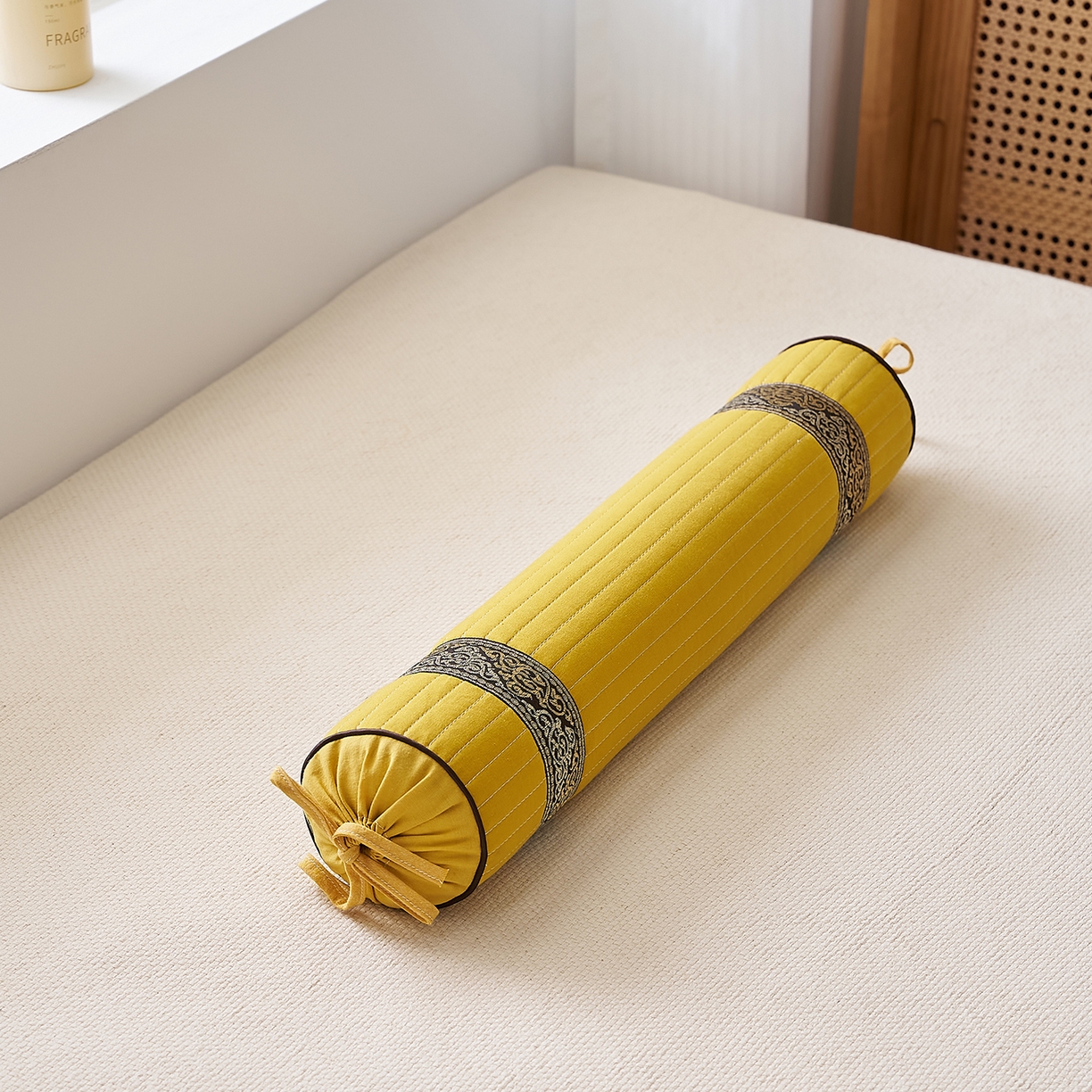 91家纺网 家纺一手货源 找家纺 （总）乐可 2025新款砂洗圆柱枕