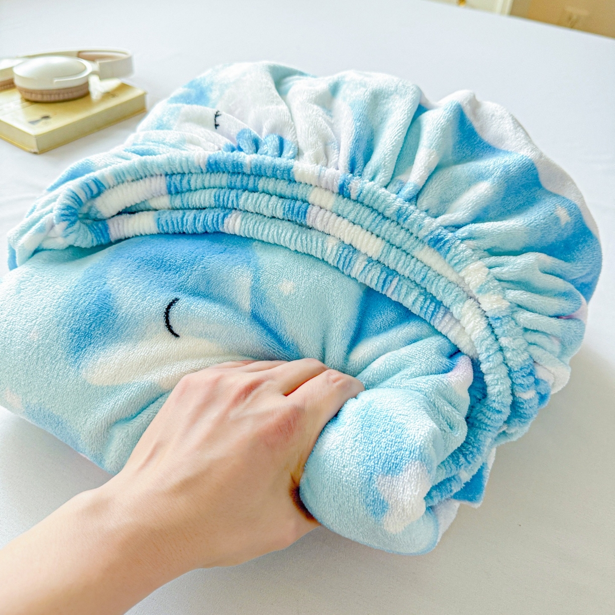 91家纺网 家纺一手货源 找家纺 名兮家居 2025新款高克重印花牛奶绒单床笠床笠单件 星月传奇