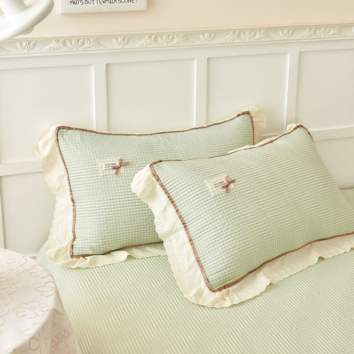 91家纺网 家纺一手货源 找家纺 优希家纺 2025新款米娅千金多功能春秋被四件套 绿色