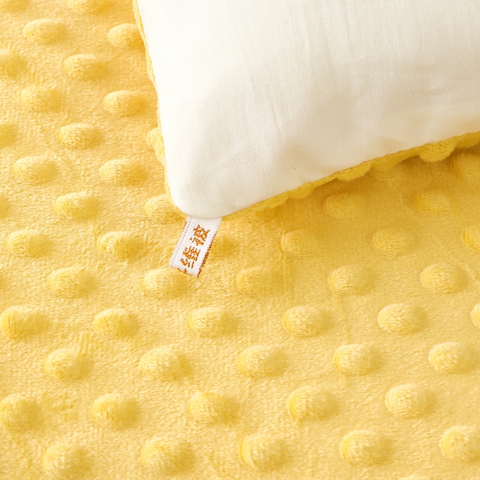 91家纺网 家纺一手货源 找家纺 （总）乐沐 2025新款A类水洗棉双层纱豆豆绒被芯