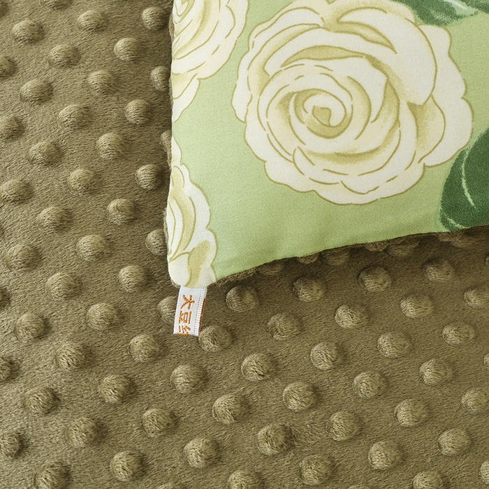 91家纺网 家纺一手货源 找家纺 乐沐 2025新款A类水洗棉双层纱豆豆绒被芯 迷恋