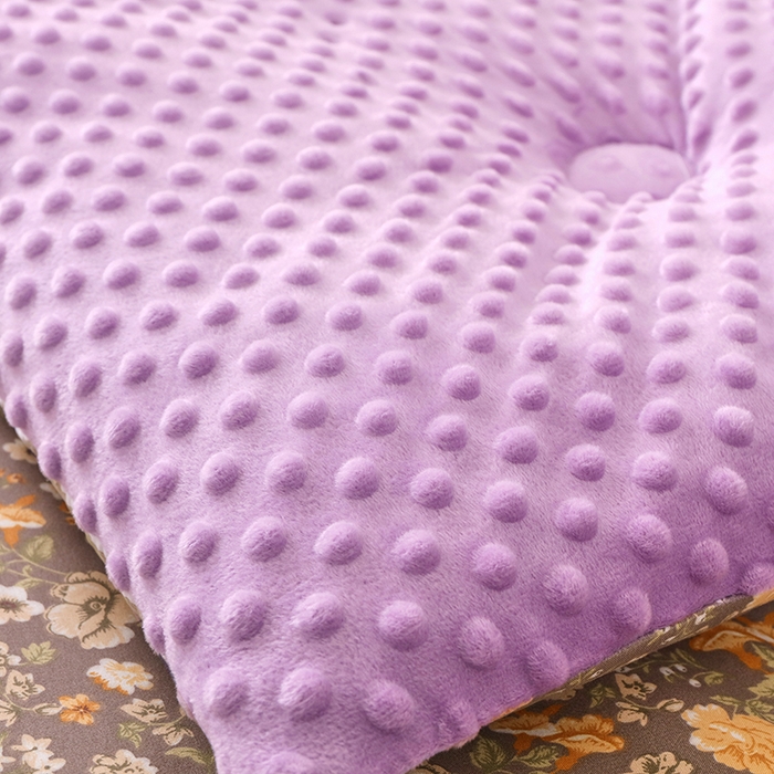 91家纺网 家纺一手货源 找家纺 乐沐 2025新款A类水洗棉双层纱豆豆绒被芯 蜜雪儿