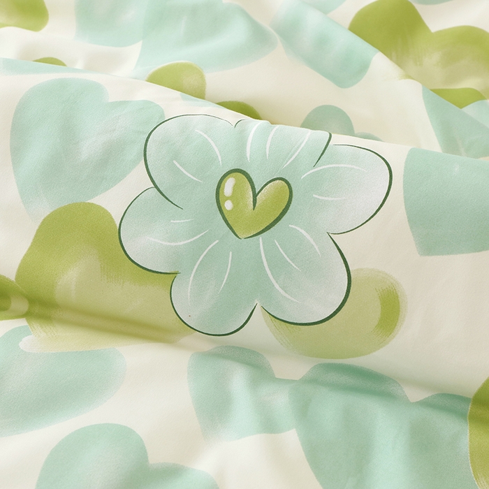 91家纺网 家纺一手货源 找家纺 乐沐 2025新款A类水洗棉双层纱豆豆绒被芯 倾心