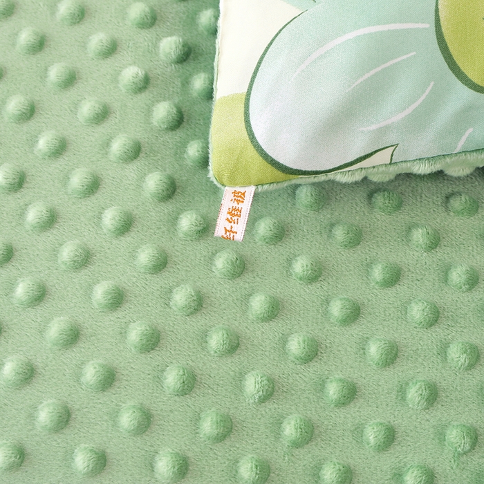 91家纺网 家纺一手货源 找家纺 乐沐 2025新款A类水洗棉双层纱豆豆绒被芯 倾心