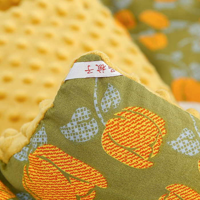 91家纺网 家纺一手货源 找家纺 乐沐 2025新款A类水洗棉双层纱豆豆绒被芯 秋日