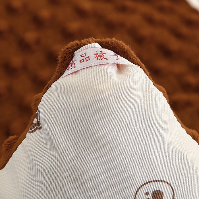 91家纺网 家纺一手货源 找家纺 乐沐 2025新款A类水洗棉双层纱豆豆绒被芯 小熊嘟嘟