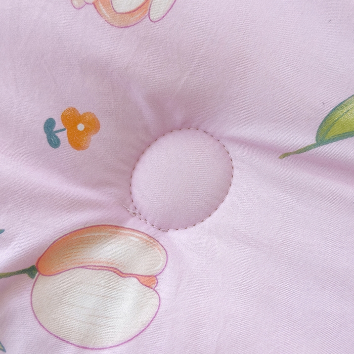 91家纺网 家纺一手货源 找家纺 乐沐 2025新款A类水洗棉双层纱豆豆绒被芯 郁金香花开