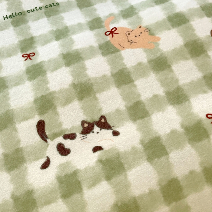 91家纺网 家纺一手货源 找家纺 葡萄家 2025新款高克重印花牛奶绒四件套萌系卡通 莫妮卡