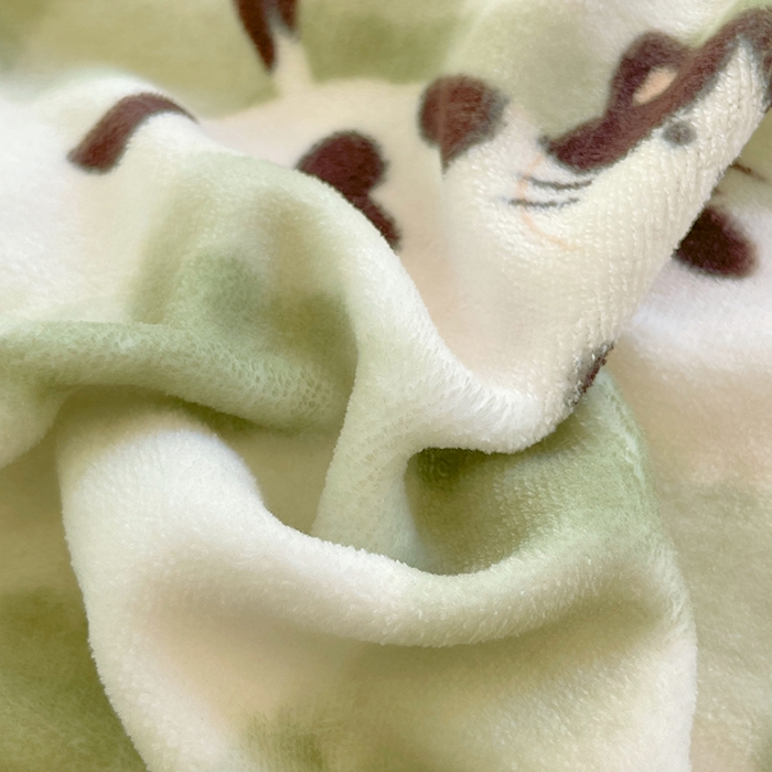 91家纺网 家纺一手货源 找家纺 葡萄家 2025新款高克重印花牛奶绒四件套萌系卡通 莫妮卡