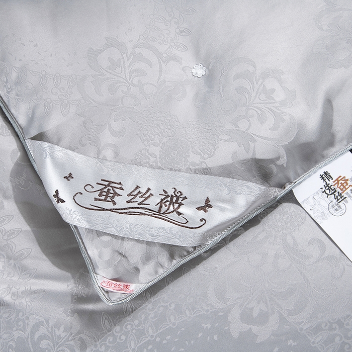 91家纺网 家纺一手货源 找家纺 （总）前程家纺 2025新款贡缎提花被被子被芯-富贵花