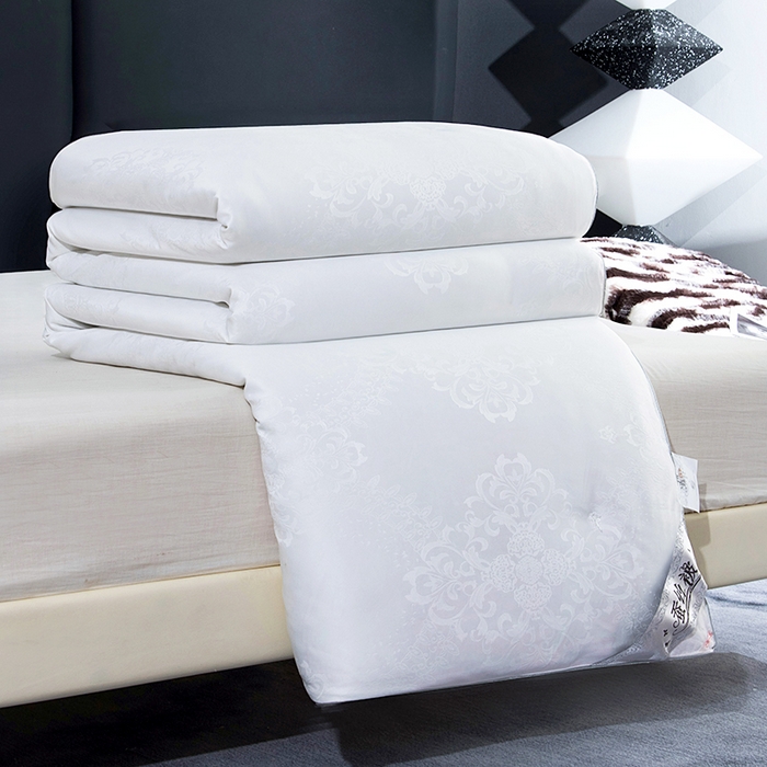 91家纺网 家纺一手货源 找家纺 （总）前程家纺 2025新款贡缎提花被被子被芯-富贵花