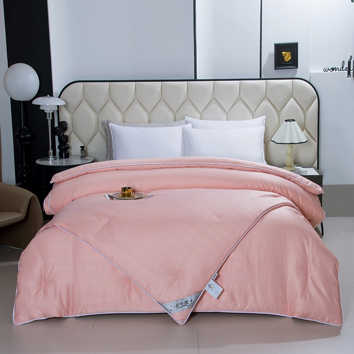 91家纺网 家纺一手货源 找家纺 尚品家纺 2025新款全棉提花蚕丝子母被冬被春秋被被子 经典玉