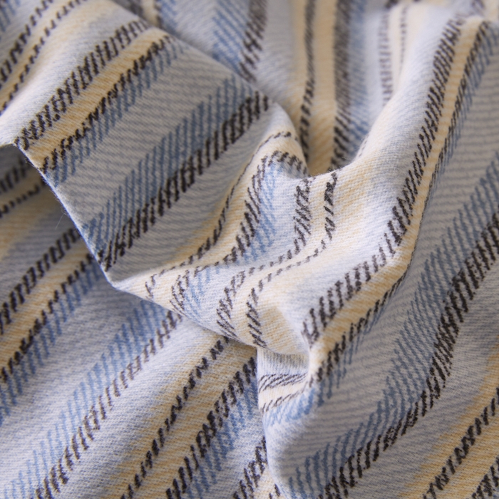 91家纺网 家纺一手货源 找家纺 大吉 2025新款加厚活性喷气磨毛棉四件套被套床单床笠学生单人三件套 星晴-蓝