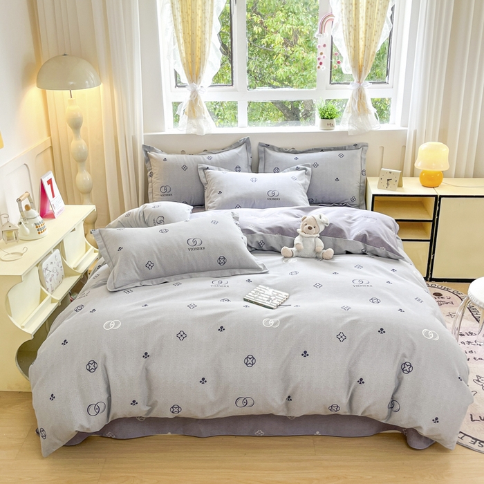 91家纺网 家纺一手货源 找家纺 （总）大吉  2024新款加厚喷气全棉磨毛被套