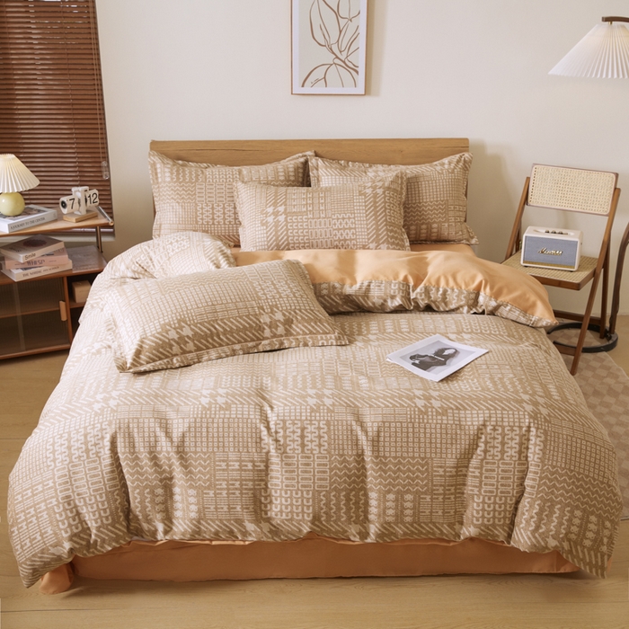 91家纺网 家纺一手货源 找家纺 （总）大吉  2024新款加厚喷气全棉磨毛被套