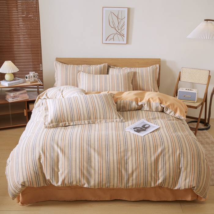 91家纺网 家纺一手货源 找家纺 （总）大吉  2024新款加厚喷气全棉磨毛被套