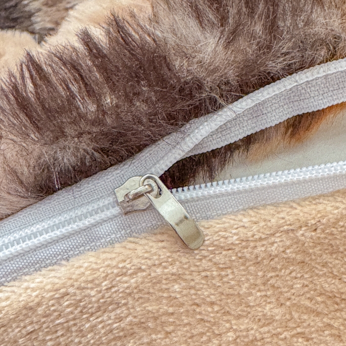 91家纺网 家纺一手货源 找家纺 爱多多家居 2025新款印花美拉德兔毛印花四件套单被套 绽放