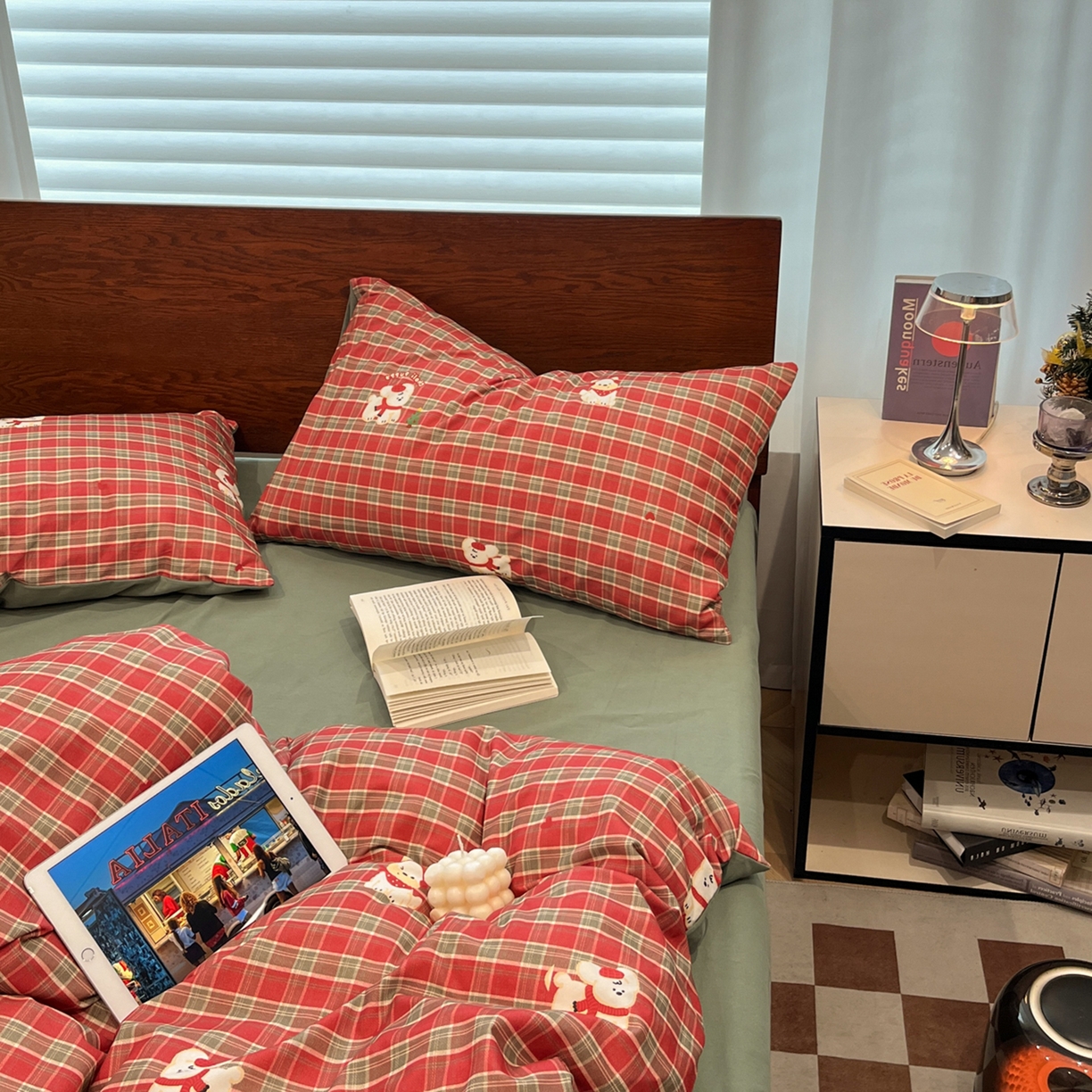 91家纺网 家纺一手货源 找家纺 小叮当家纺仓储工厂店 2025新款提供买家秀爆款花型不断货美拉德卡通全棉纯棉磨毛四件套 奥汀小狗