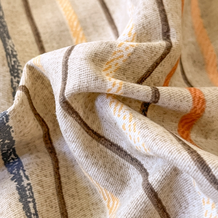 91家纺网 家纺一手货源 找家纺 大吉  2024新款加厚喷气全棉磨毛被套 星晴-橙