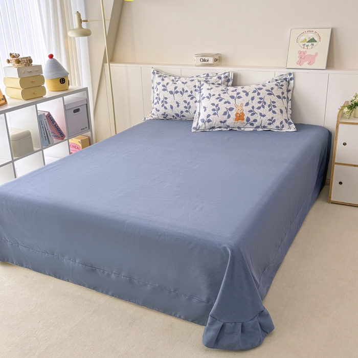 91家纺网 家纺一手货源 找家纺 大吉  2024新款加厚喷气全棉磨毛被套 元气小兔