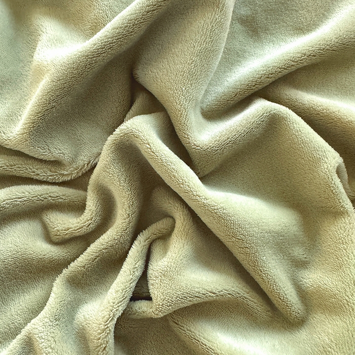 91家纺网 家纺一手货源 找家纺 卢赛尔 2025新款230g高克重纯色牛奶绒床笠单品-米兰系列 米兰-青草绿