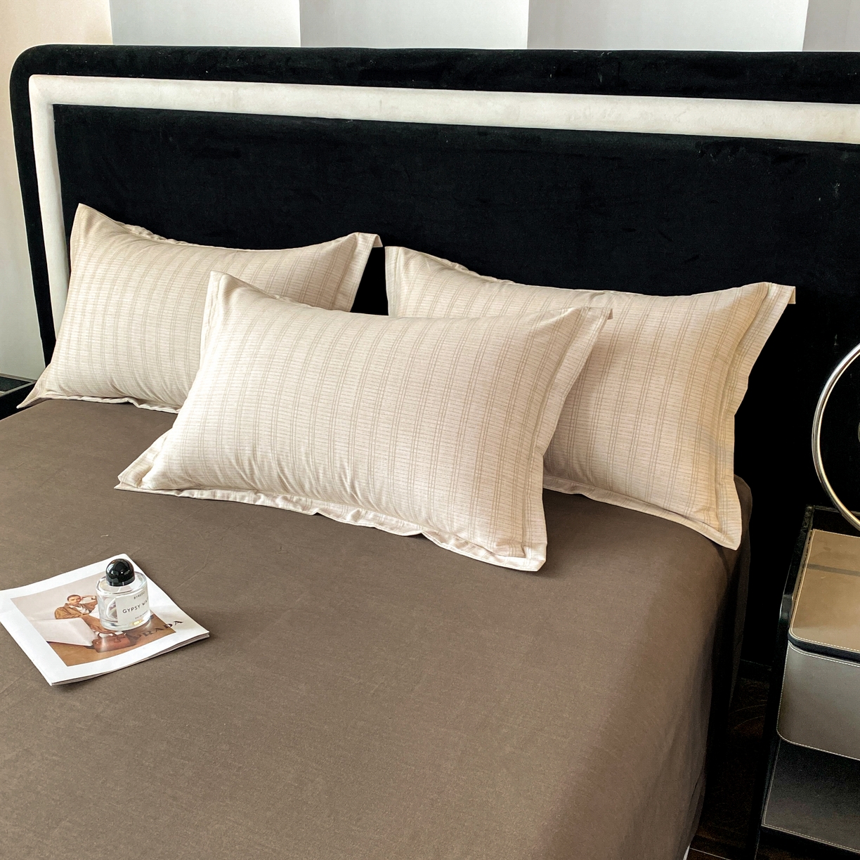 91家纺网 家纺一手货源 找家纺 （总）大吉 2024新款全棉磨毛单枕套