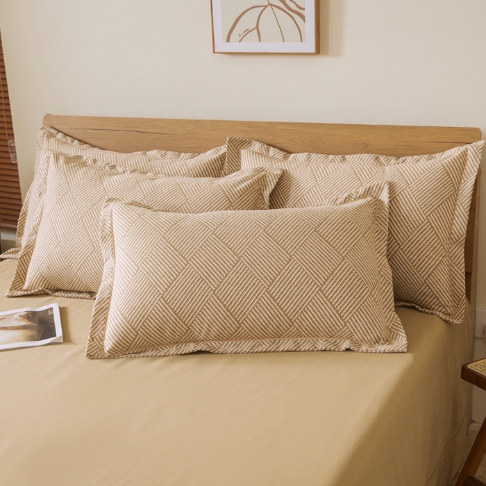 91家纺网 家纺一手货源 找家纺 （总）大吉 2024新款全棉磨毛单枕套