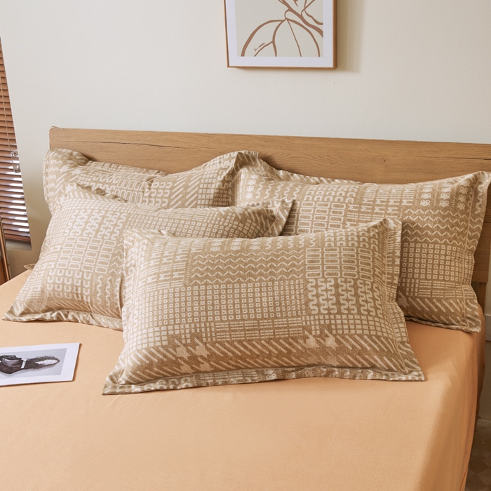 91家纺网 家纺一手货源 找家纺 （总）大吉 2024新款全棉磨毛单枕套