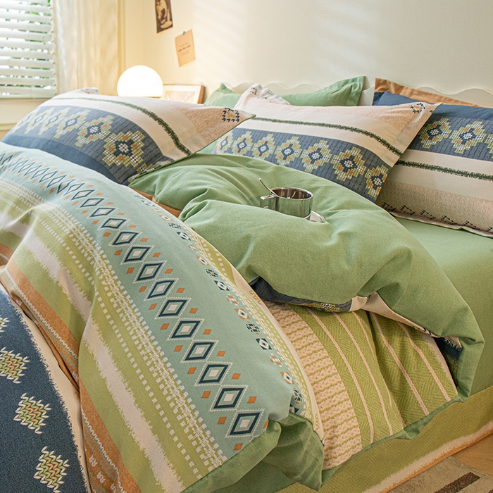 91家纺网 家纺一手货源 找家纺 （总）小叮当家纺仓储工厂店 2025新款提供买家秀爆款花型不断货亲肤舒适原棉加厚磨毛四件套