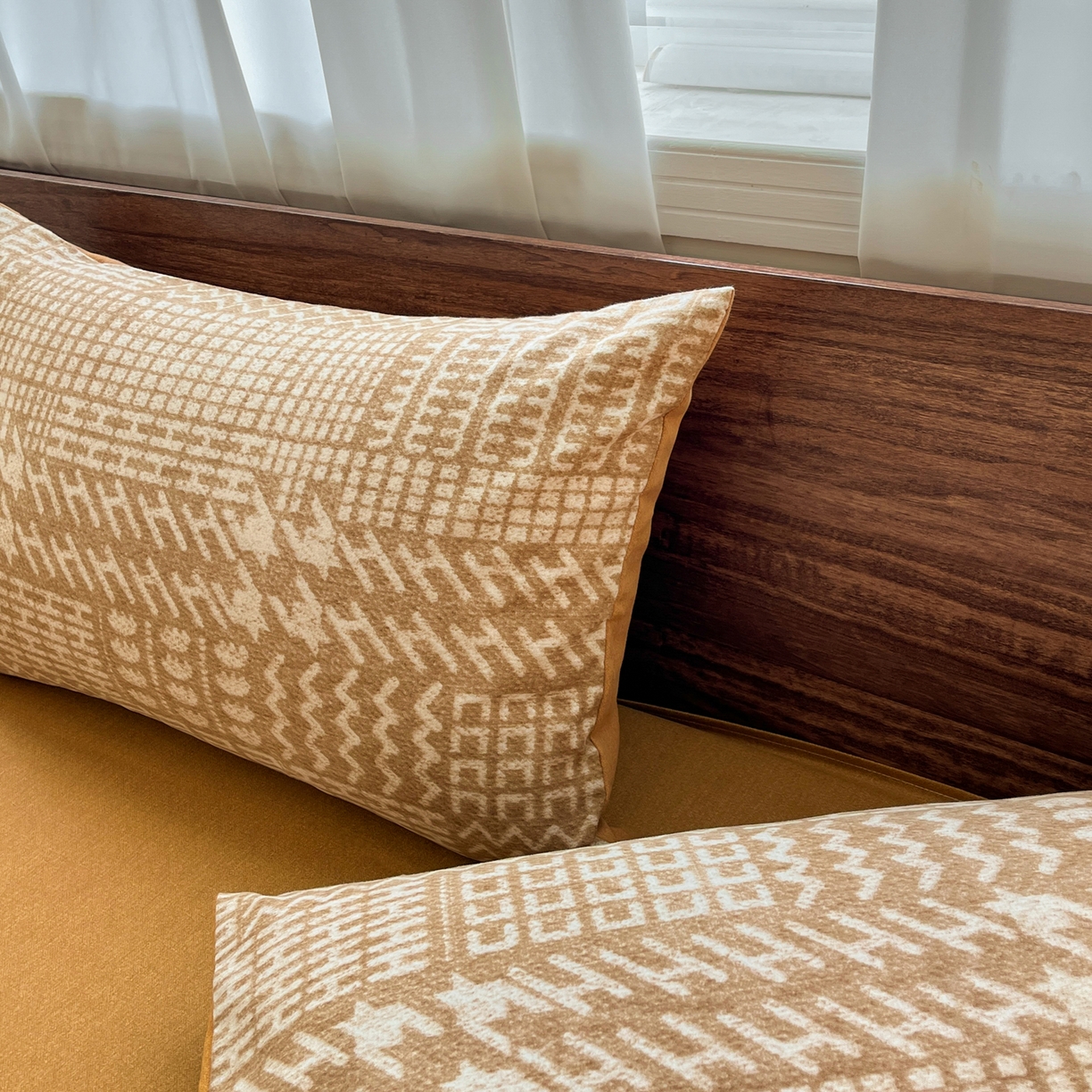 91家纺网 家纺一手货源 找家纺 小叮当家纺仓储工厂店 2025新款提供买家秀爆款花型不断货亲肤舒适原棉加厚磨毛四件套 布兰卡-咖