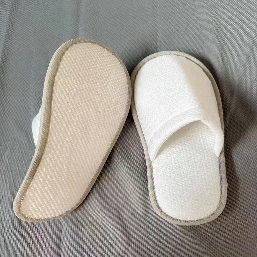 91家纺网 家纺一手货源 找家纺 （总）锦兴酒店布草 2025新款一次性拖鞋高档酒店民宿宾馆专用加厚防滑拖鞋拉毛绒麻布拖鞋批发-第二批