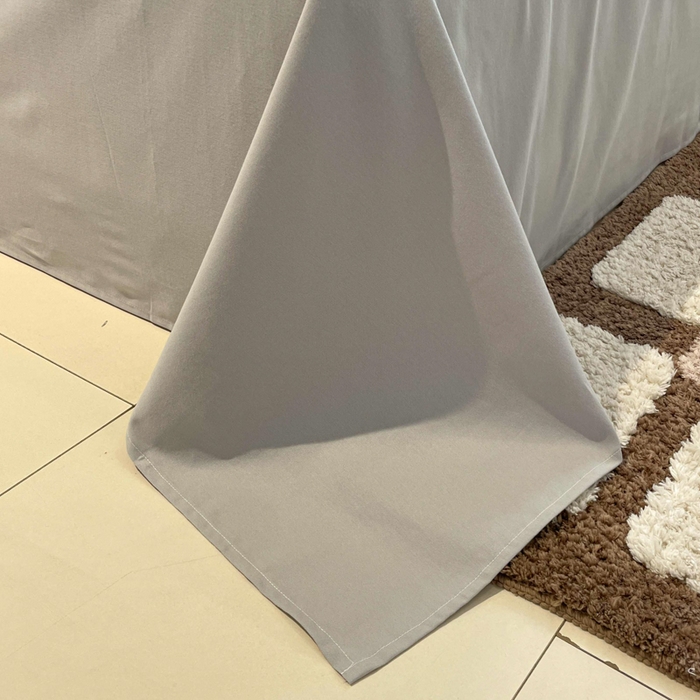 91家纺网 家纺一手货源 找家纺 小叮当家纺仓储工厂店 2025新款提供买家秀爆款花型不断货全棉纯棉A类华夫格印花磨毛四件套 苏潘达-灰