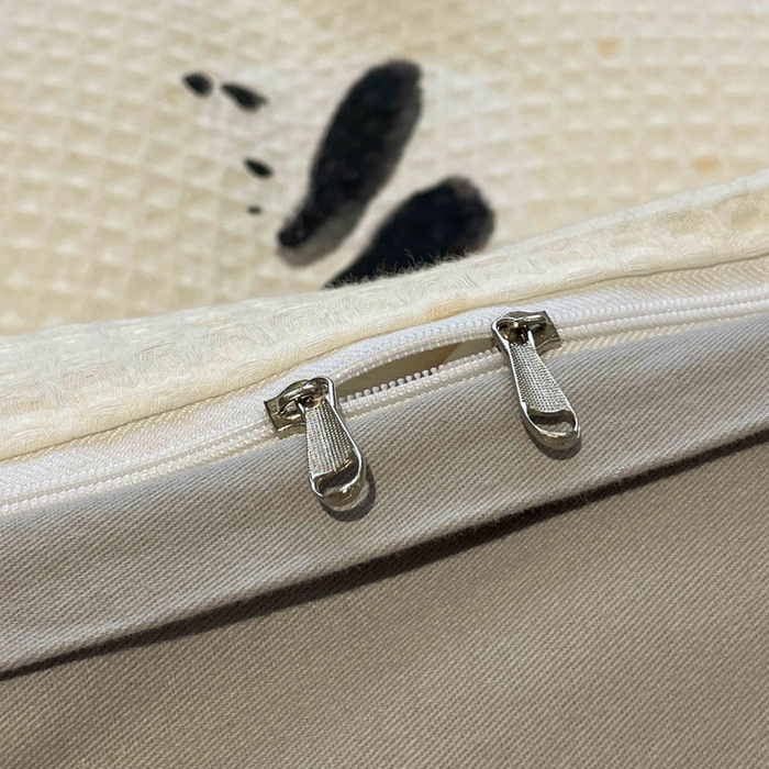 91家纺网 家纺一手货源 找家纺 小叮当家纺仓储工厂店 2025新款提供买家秀爆款花型不断货全棉纯棉A类华夫格印花磨毛四件套 苏潘达-米