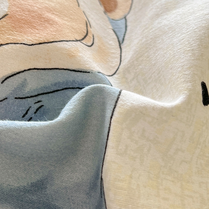 91家纺网 家纺一手货源 找家纺 小叮当家纺仓储工厂店 2025新款提供买家秀爆款花型不断货亲肤舒适原棉加厚磨毛四件套 梦游记·绿