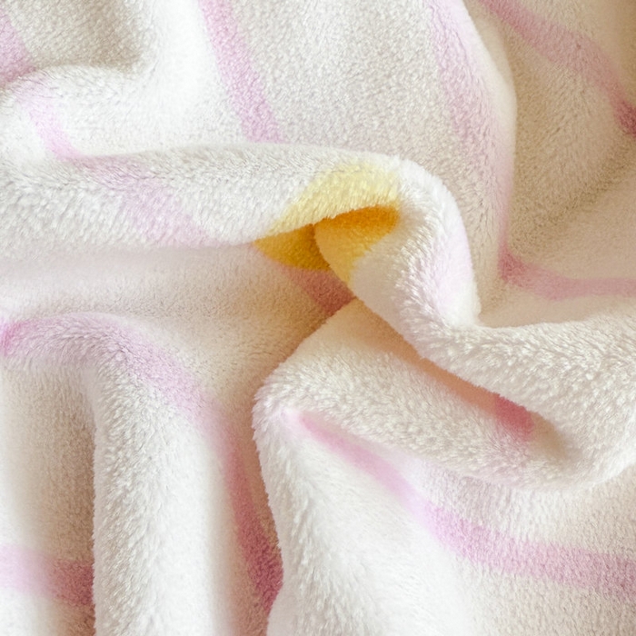 91家纺网 家纺一手货源 找家纺 丽美人 2025新款高克重印花牛奶绒无印风床单款（A类母婴级面料） 波点粉条