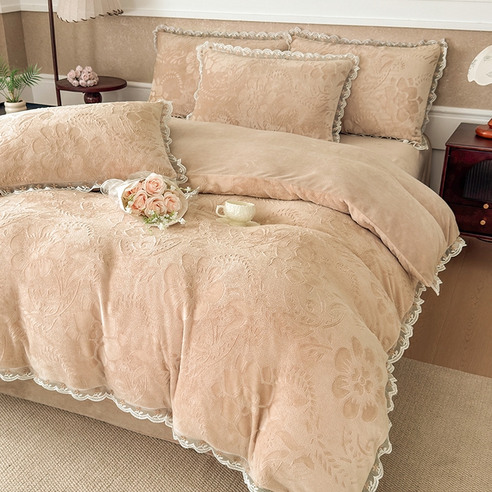 91家纺网 家纺一手货源 找家纺 （总）2025新款500克冰豆豆凉豆豆床裙凉席三件套