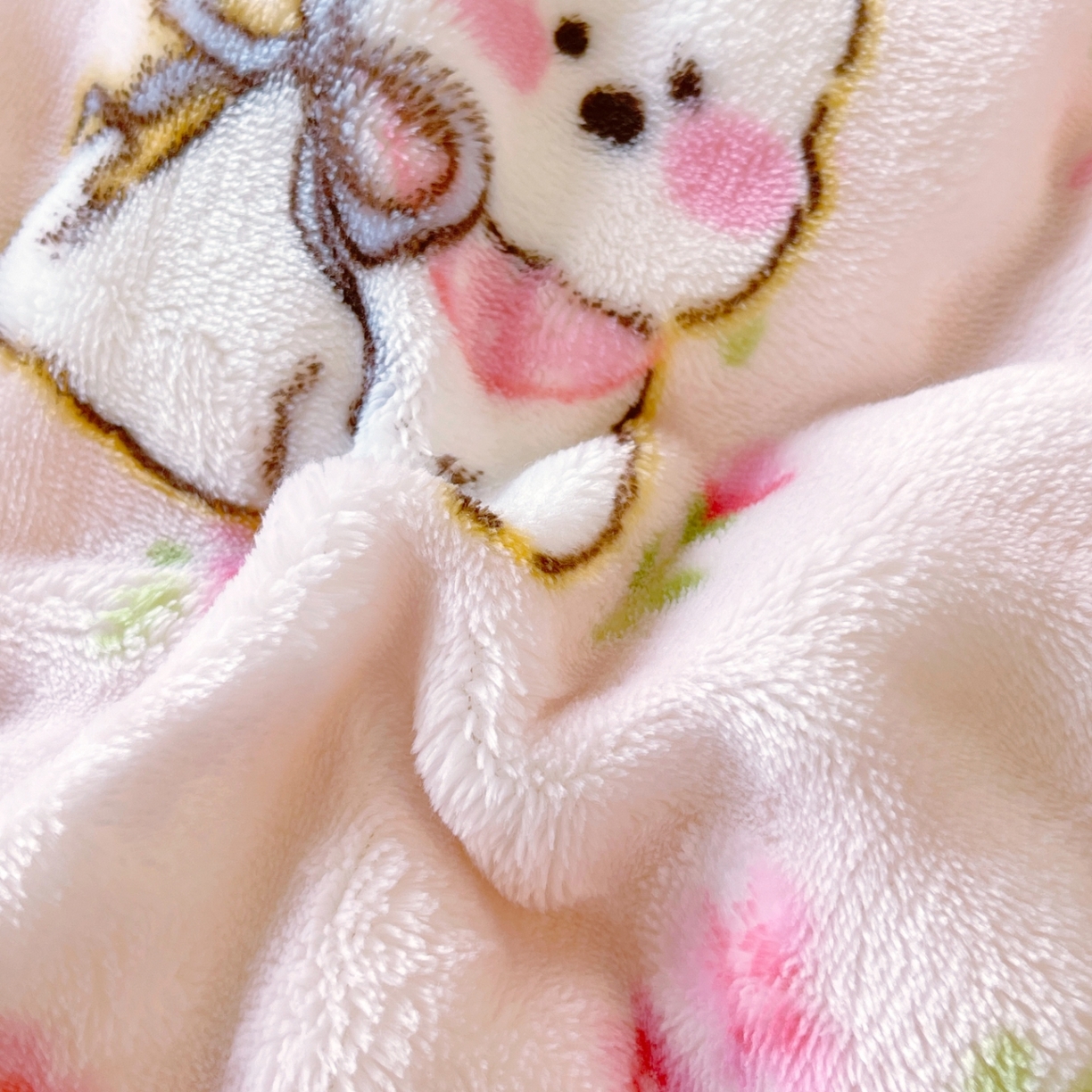 91家纺网 家纺一手货源 找家纺 云家 2025直播热款兔兔绒豆豆被三层夹棉加厚毛毯毯子牛奶绒冬被泡泡兔毛绒保暖被子被芯 萌宠派对