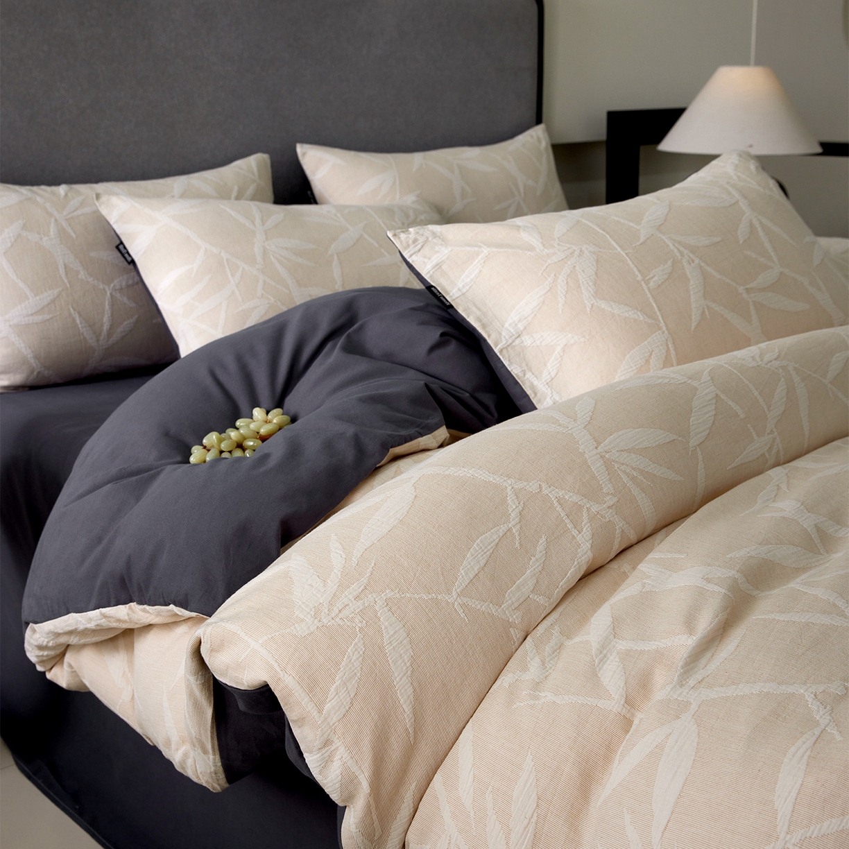 91家纺网 家纺一手货源 找家纺 小叮当家纺仓储工厂店 2025新款提供买家秀爆款花型不断货全棉纯棉A类三层纱加厚磨毛大提花四件套 川野·米