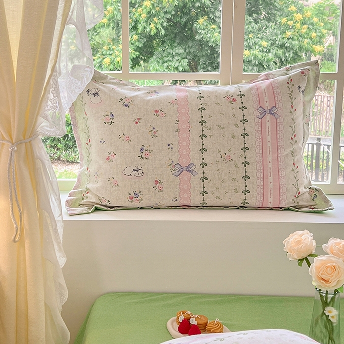 91家纺网 家纺一手货源 找家纺 小叮当家纺仓储工厂店 2025新款提供买家秀爆款花型不断货亲肤舒适原棉加厚磨毛四件套 糖兔少女