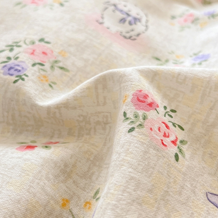 91家纺网 家纺一手货源 找家纺 小叮当家纺仓储工厂店 2025新款提供买家秀爆款花型不断货亲肤舒适原棉加厚磨毛四件套 糖兔少女