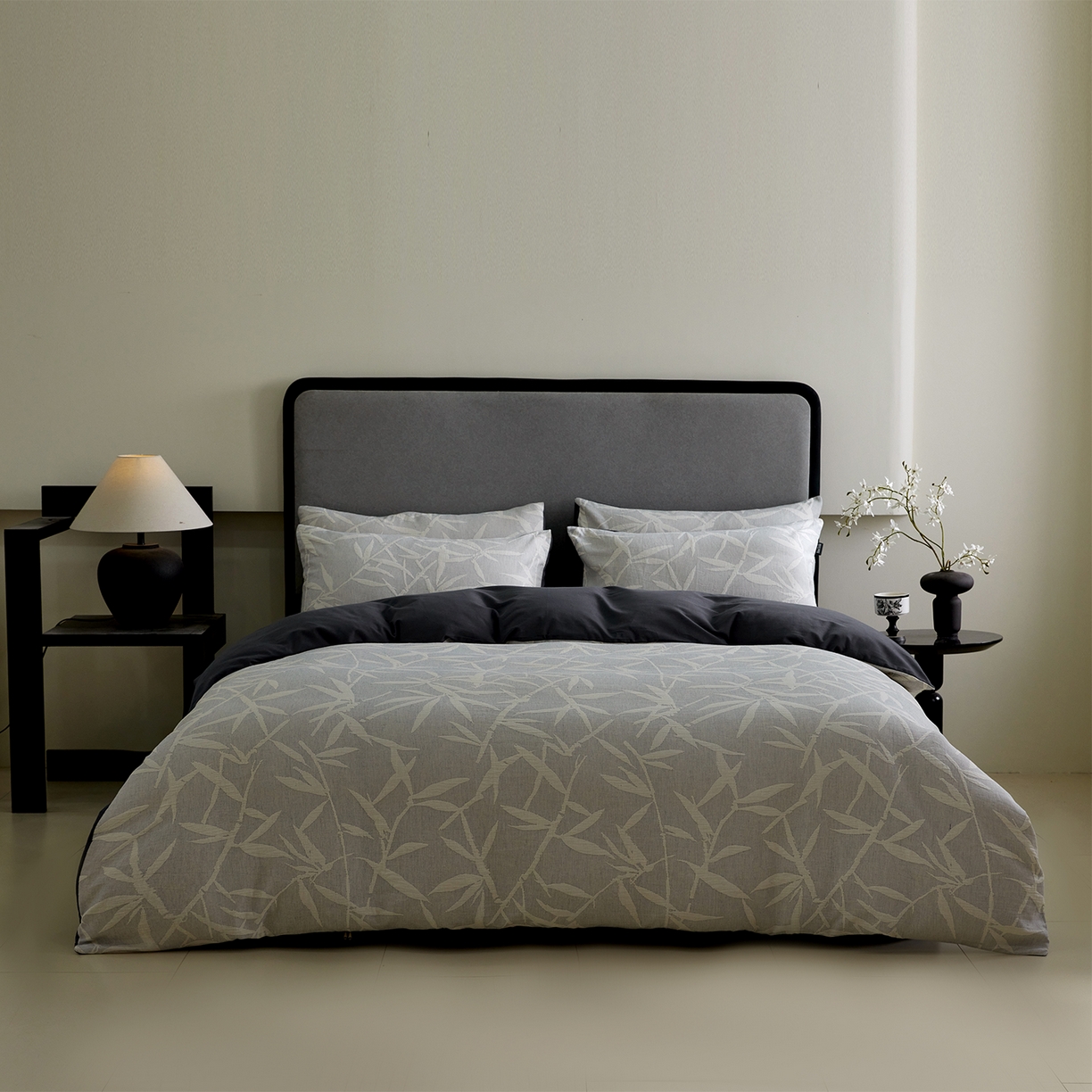 91家纺网 家纺一手货源 找家纺 小叮当家纺仓储工厂店 2025新款提供买家秀爆款花型不断货全棉纯棉A类三层纱加厚磨毛大提花四件套 川野·兰