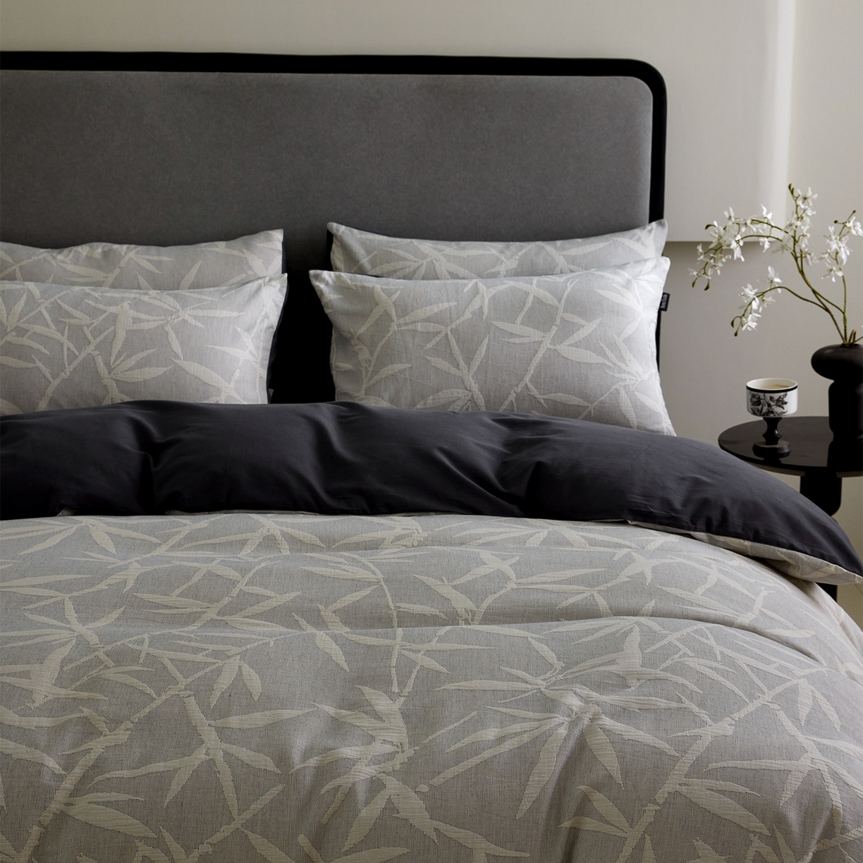 91家纺网 家纺一手货源 找家纺 小叮当家纺仓储工厂店 2025新款提供买家秀爆款花型不断货全棉纯棉A类三层纱加厚磨毛大提花四件套 川野·兰