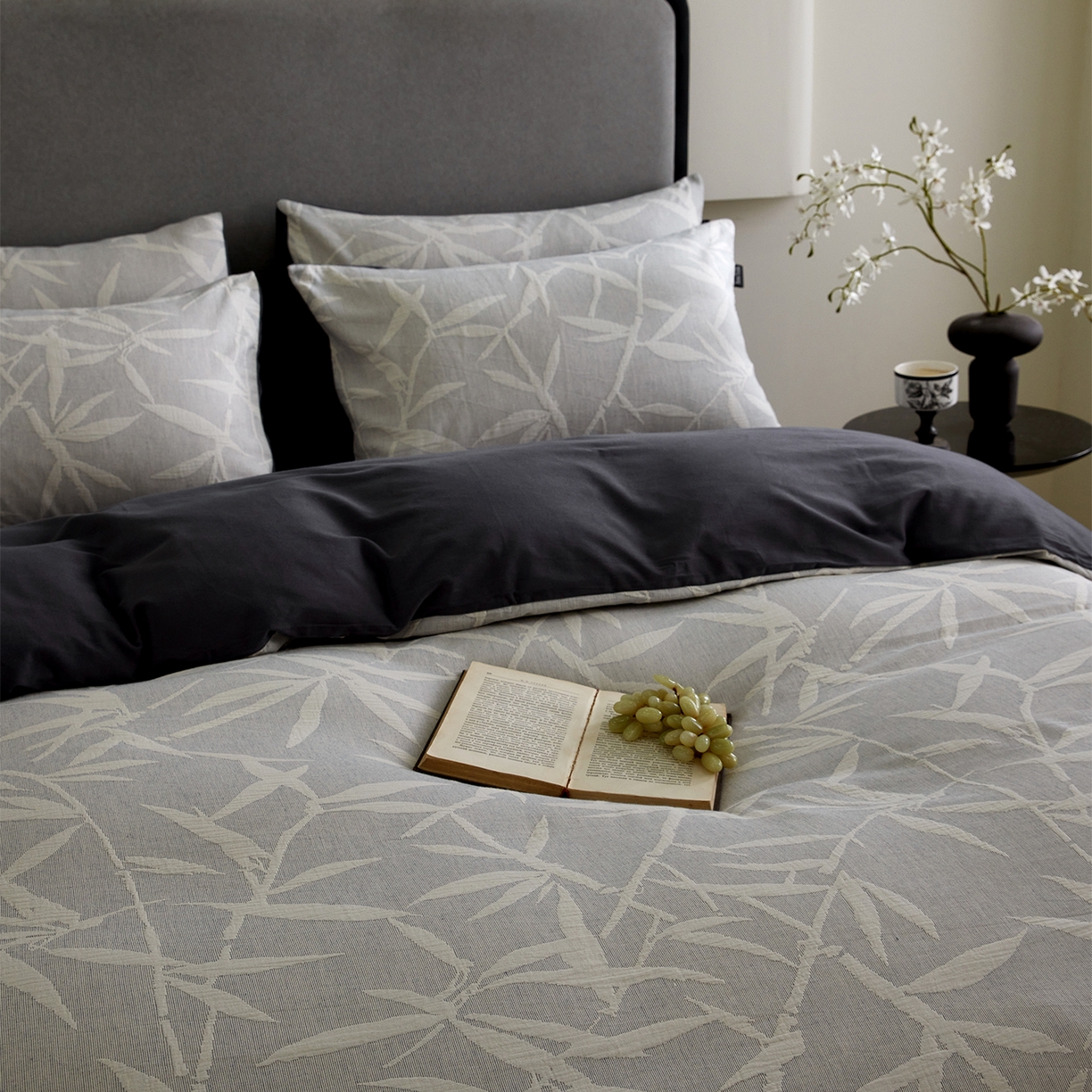 91家纺网 家纺一手货源 找家纺 小叮当家纺仓储工厂店 2025新款提供买家秀爆款花型不断货全棉纯棉A类三层纱加厚磨毛大提花四件套 川野·兰