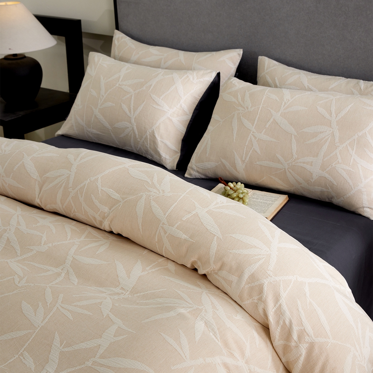 91家纺网 家纺一手货源 找家纺 小叮当家纺仓储工厂店 2025新款提供买家秀爆款花型不断货全棉纯棉A类三层纱加厚磨毛大提花四件套 川野·米