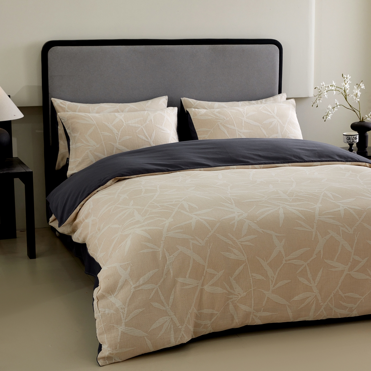 91家纺网 家纺一手货源 找家纺 小叮当家纺仓储工厂店 2025新款提供买家秀爆款花型不断货全棉纯棉A类三层纱加厚磨毛大提花四件套 川野·米